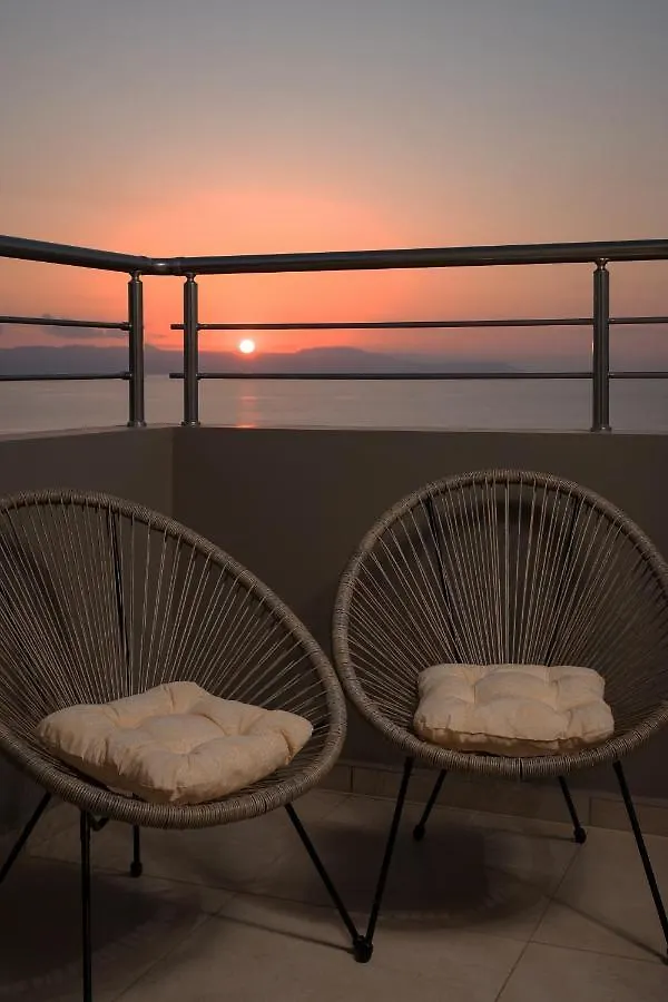 Overview Chania With Sea View And Amazing Sunset Apartment